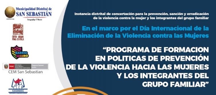 Programa de Formación en políticas de prevención de la violencia hacia las mujeres